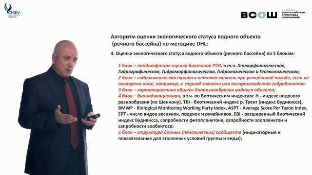 Комплексный мониторинг в системе оценки экологического статуса водного объекта