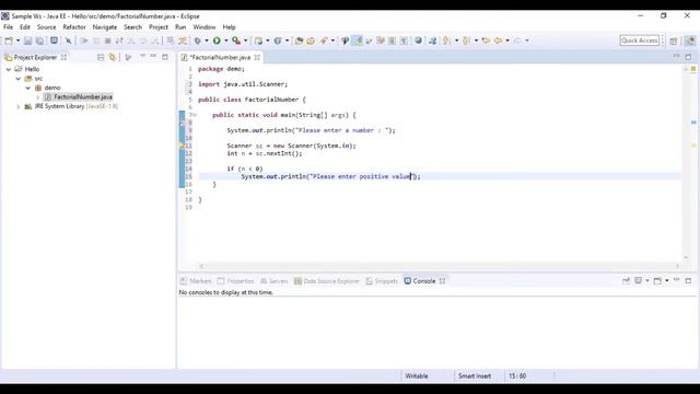Program to find Factorial of the given number in Java | Coding Skills