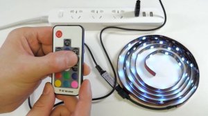 Обзор - LED RGB светодиодной ленты, для подсветки монитора или телевизора из Китая