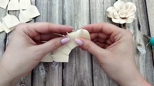 ???Роза из глиттерного фоамирана смотреть онлайн