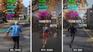 RX 7600 vs RTX 3060 vs RX 580 | Test in 7 Games
