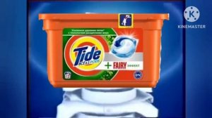 Реклама капсулы для стирки тайд фери эффект 2023