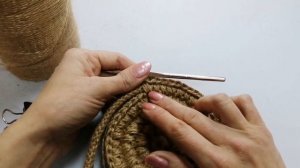 Корзина из джута. Мастер-класс.