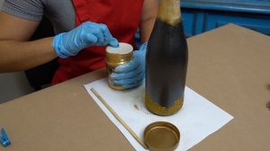 DIY | Очень легкий декор бутылки шампанского к новому году | Декор бутылки шампанского своими рукам