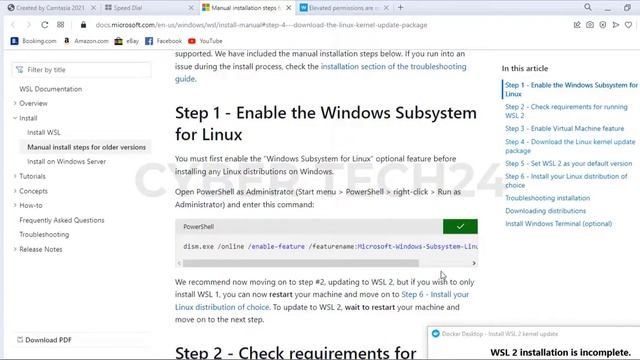 Docker installation windows 10 2022 смотреть онлайн