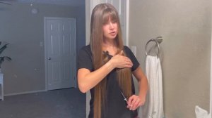 Лесенка у лица на длинные волосы в домашних условиях/ Легко и  просто