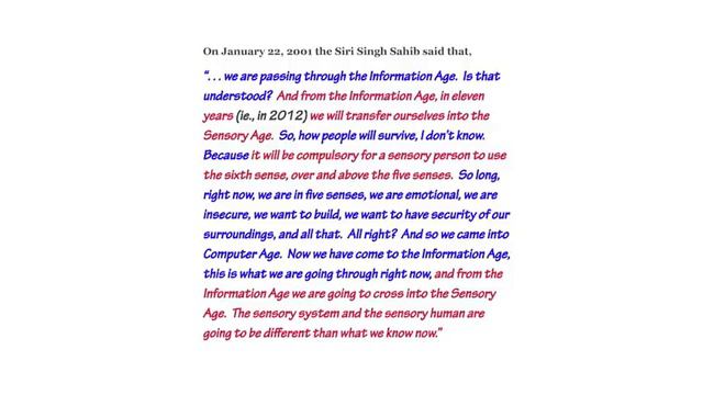 The Mayan Calendar and the Khalsa Raj Platinum Age смотреть онлайн