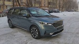 Новый КИА КАРНИВАЛ_KIA CARNIVAL 2022г. SIGNATURE LIMOUSINE 7мест, цвет astra blue в наличии в Москве