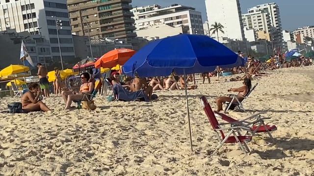 ?? RIO IPANEMA BEACH WALK | IPANEMA BEACH PARTY | WALKING ON IPANEMA BEACH | BRAZIL 【4K】2022 смотреть онлайн