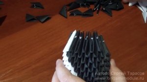 Как сделать пингвина 3D оригами. Модульное оригами. Пингвин оригами