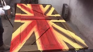 Процесс изготовления раздвижной амбарной двери