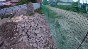Временный забор. Достаточно просто.
