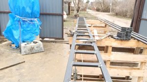 Ферма из профильной трубы своими руками, без шаблонов и кондукторов.