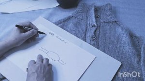 Вяжем   свитер  с погоном реглан,воротником поло для своих любимых мужчин.