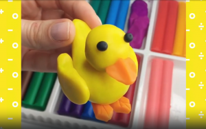 Лепим Уточку с ребенком. Развиваем мелкую моторику