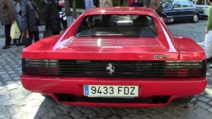 LOUD Ferrari 512 Testarossa start-up in Madrid