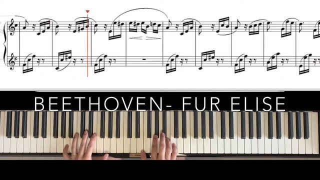 Beethoven- Für Elise | Piano Tutorial смотреть онлайн
