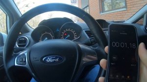 FORD FIESTA СБРОС СЕРВИСНОГО ИНТЕРВАЛА