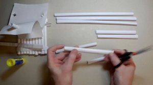 DIY - How to make a RAFT with a sail from A4 paper