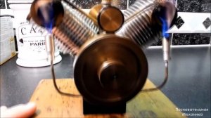 Двух цилиндровый вакуумный двигатель