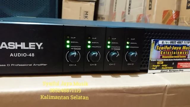 Tes ASHLEY audio48 18x2, 15x2, 12x2, tweter x2 hp ku gak kuat rekam nada bass смотреть онлайн