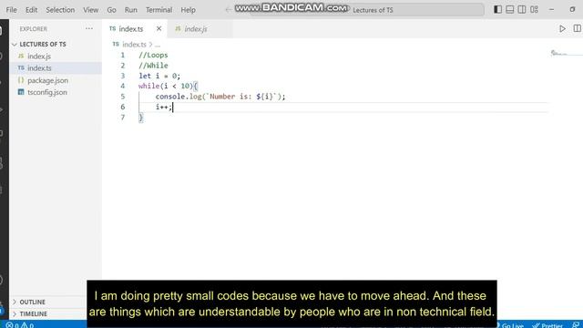 While, Do-while, and For loop in Typescript | Loops in Typescript