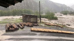 Цунтинский район с. Хупри после обильных дождей 24.09.2021г.