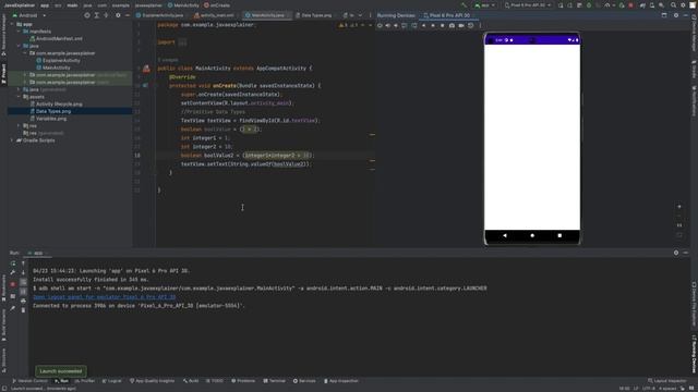 Primitive Data Types Continued | Android Studio смотреть онлайн