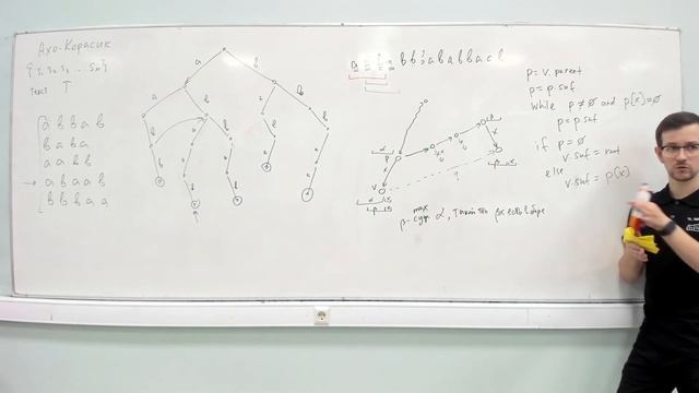 АиСД S03E11. Алгоритм Ахо-Корасик смотреть онлайн