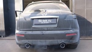 Спортивный выхлоп на Infiniti FX45