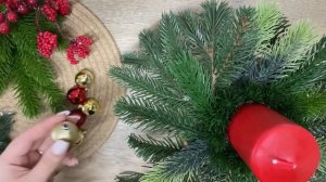 Новогодний подсвечник