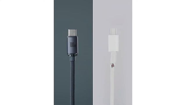 Суперстиль при суперпотужності: кабель Baseus Crystal Shine Series Type-C 100W смотреть онлайн