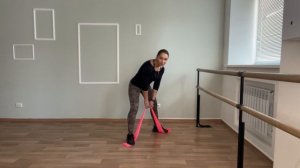 тяга суммо с эспандером