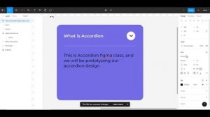 Accordion Figma Prototype design