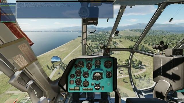 Test flight in the Mi-8 on my new monitor! смотреть онлайн