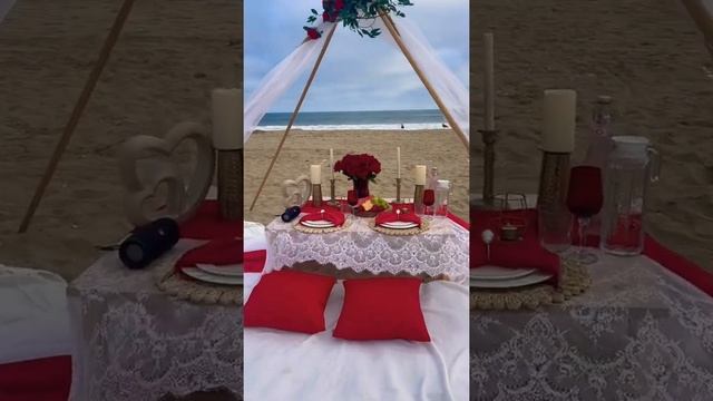 Beach date / how to set up a date on the beach / by Moon Flower Design