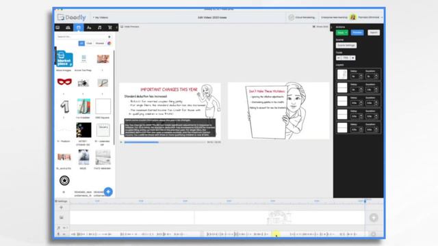 Создайте привлекательный промо ролик, используя встроенный шаблон Doodly «Tax Time» смотреть онлайн