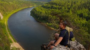 Утренняя прогулка к Дыроватому камню, река Чусовая