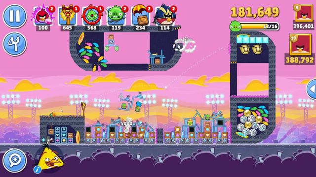 Angry Birds Friends Level 10 Tournament 1343 three stars NO POWER-UP walkthrough 2024-01-15 смотреть онлайн