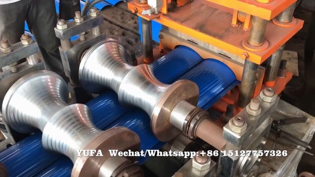 Block house roll forming machine | wall panel roll forming machine for Russia смотреть онлайн