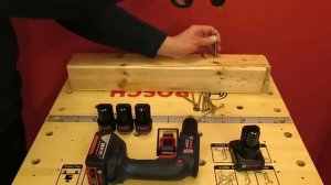 BOSCH. Аккумуляторы 10,8 В. Небольшой тест.