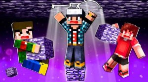 10 ДРУЗЕЙ НА ОДНОМ БЛОКЕ ЭМОЦИЙ В МАЙНКРАФТ!