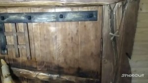 Русская баня. Отделка бани внутри. Дверь в парилку.