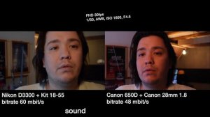 "Техноблог" Nikon D3300 VS Canon 650D