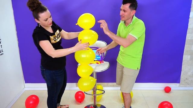 ? ЧТО ПРИДУМАЛА ЛЕНА ❓❓❓ ШАРИКИ ЧЕЛЛЕНДЖ У КОГО БОЛЬШЕ смотреть онлайн