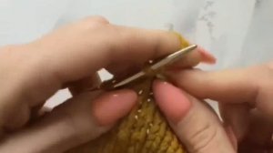 Японский способ вязания укороченных рядов | Вяжем Тут