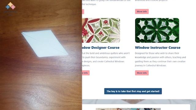 Cathedral Window 'Green Heaven' Quilt - Joseph's Coat Pattern Version! смотреть онлайн