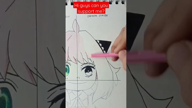Anya Forger 4 Anime Drawing Styles part 2 смотреть онлайн