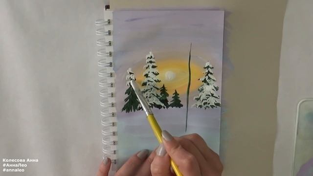 Уроки рисования "Пейзаж" 15 (2020) смотреть онлайн