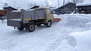 Снежная лопата для УАЗ своими руками